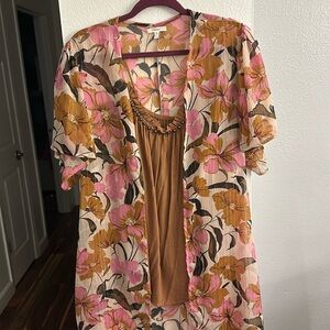 This is a gorgeous two piece set from Maurice’s one small one medium